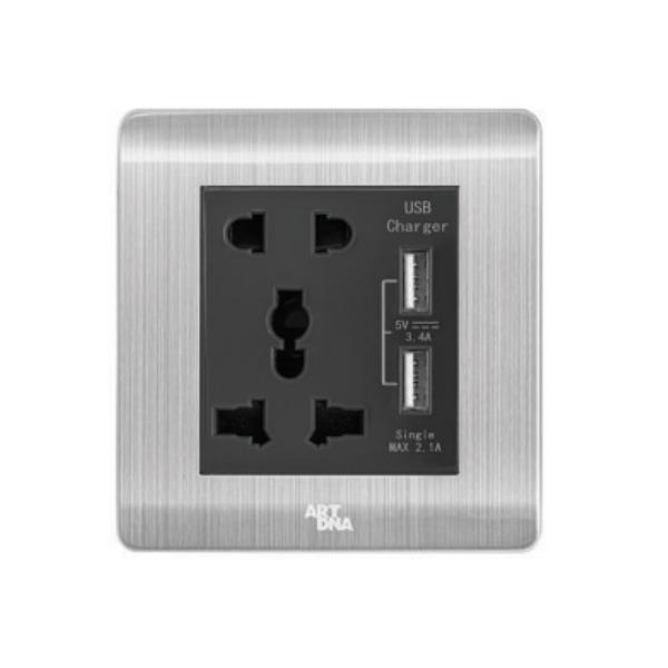 Ổ cắm đa năng + USB 5V + Type C