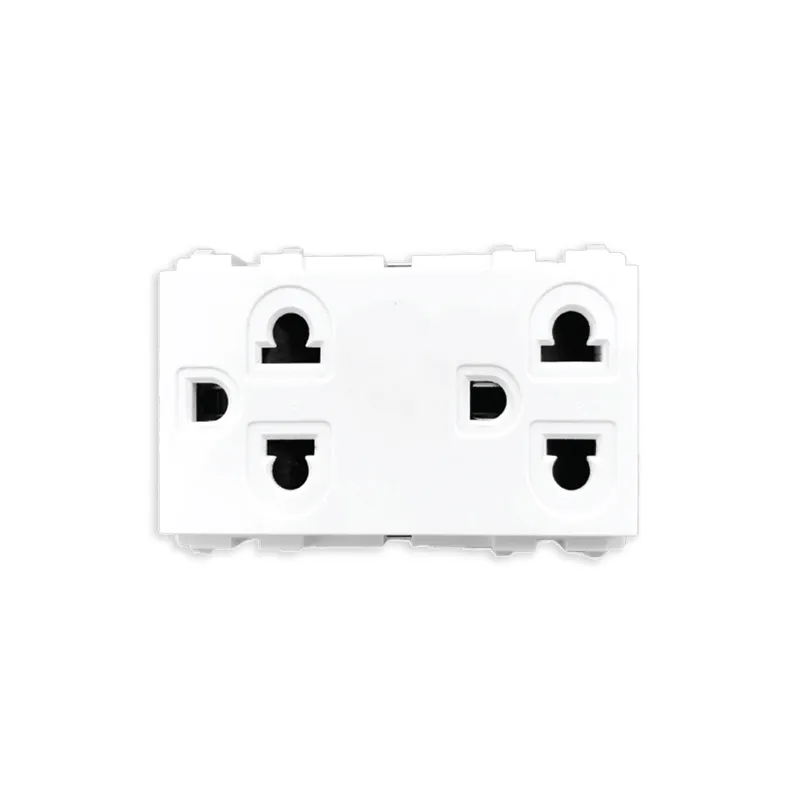 Ổ cắm đôi 3 chấu MPE A6UES2