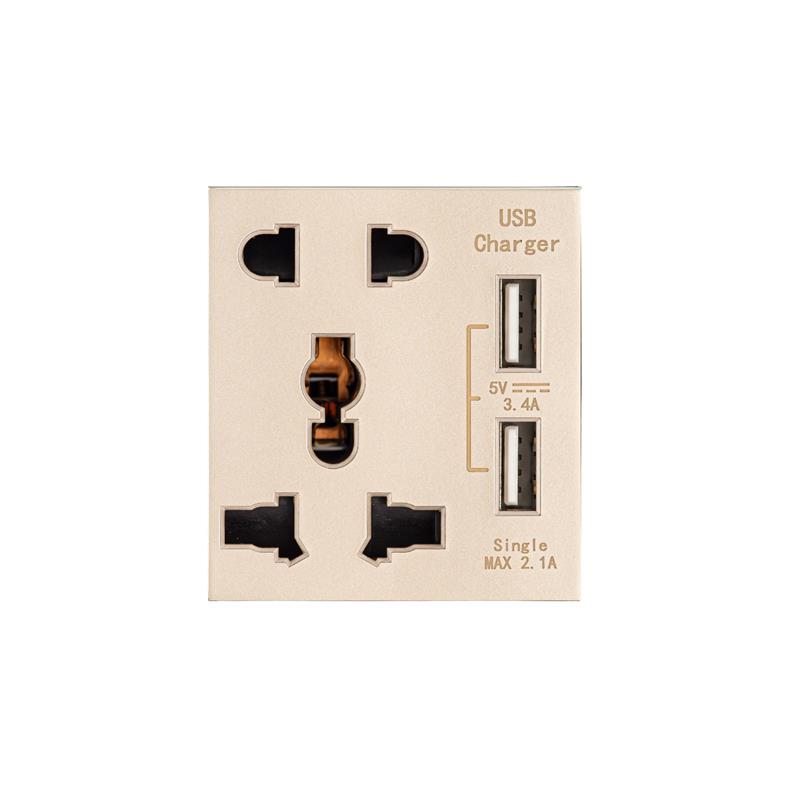 Ổ cắm đa năng + USB 5V + Type C