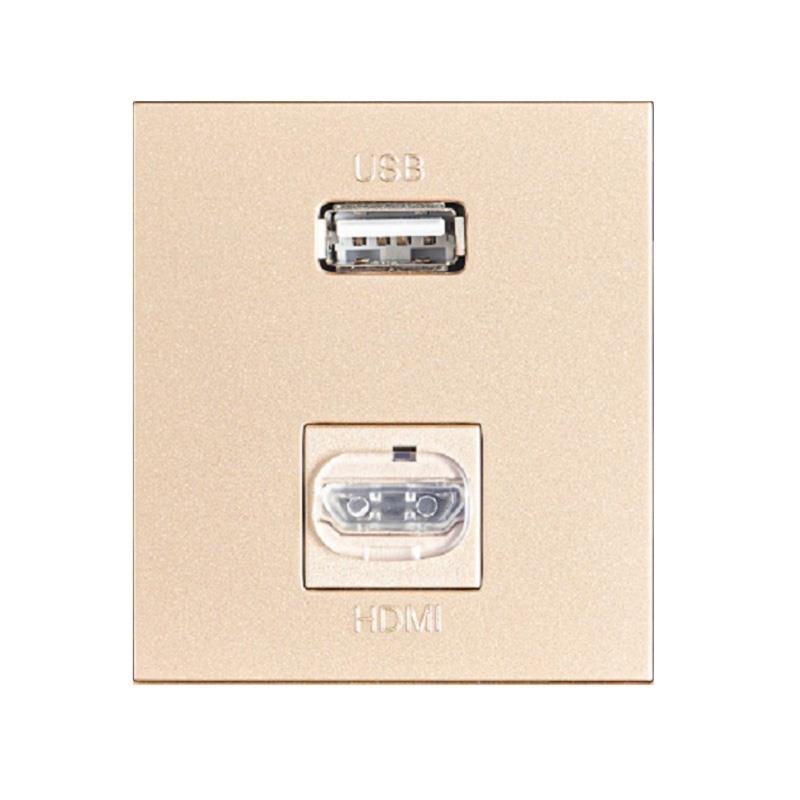 Hạt cổng HDMI+USB