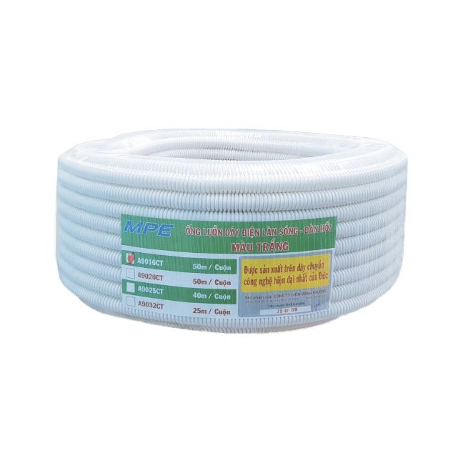 Ống luồn đàn hồi màu trắng CT MPE