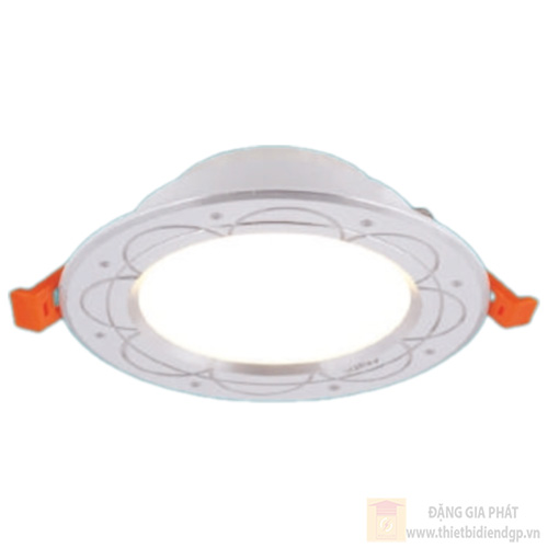 Đèn led downlight hợp kim nhôm cao cấp Ø120*H40-7W, 3 chế độ ánh sáng, khoét lỗ Ø90