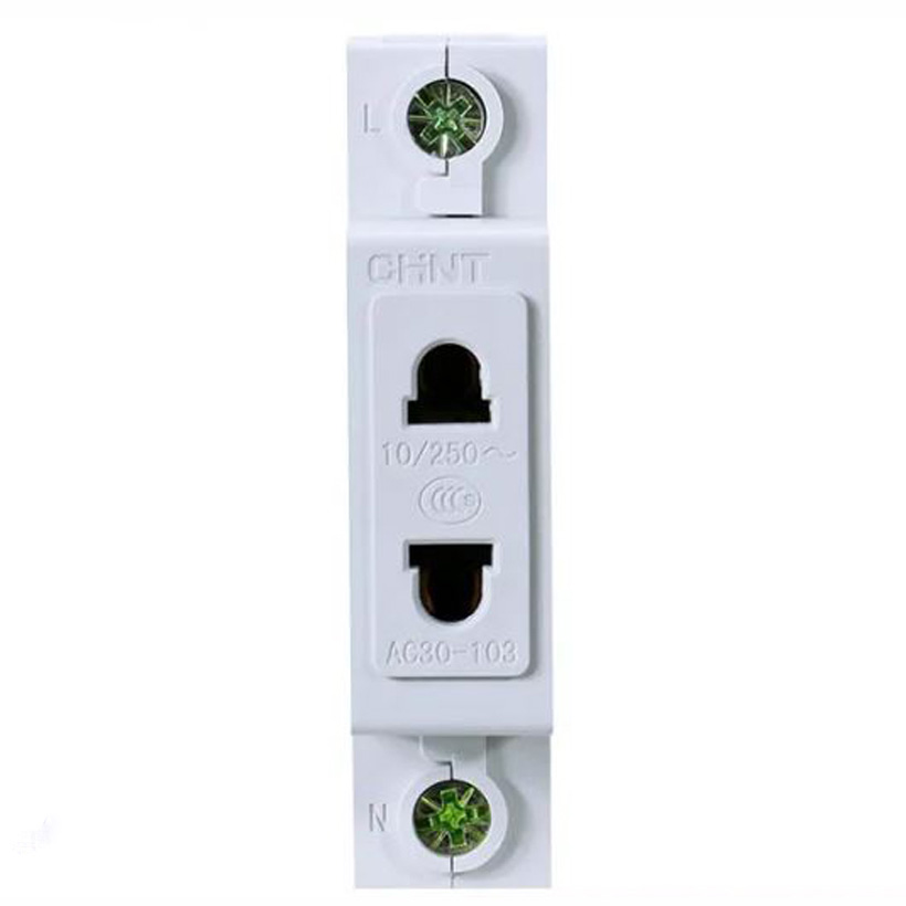 Ổ cắm cài trên thanh ray CHINT AC30