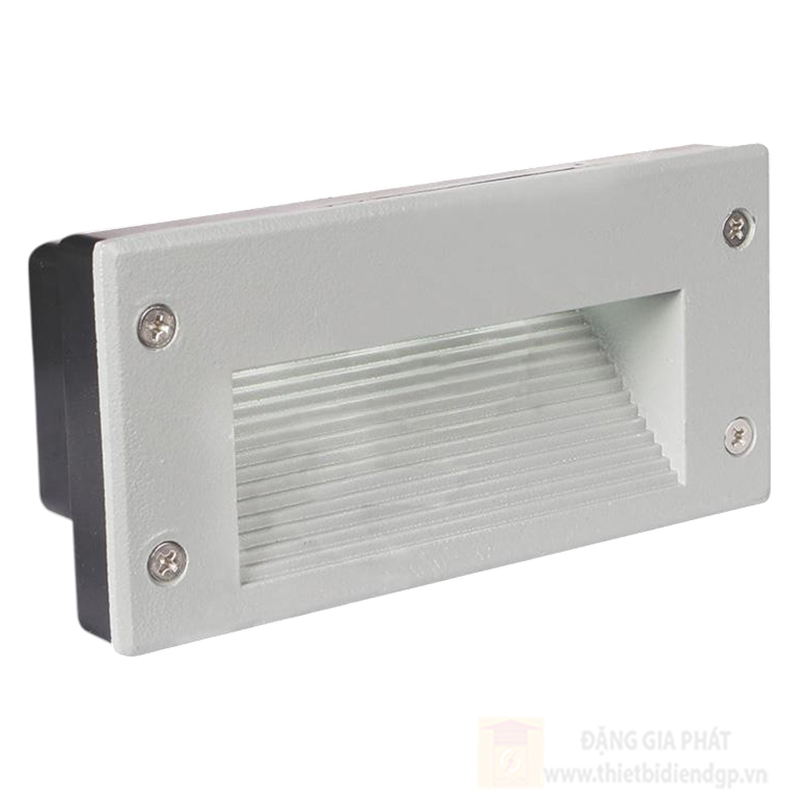 Đèn âm cầu thang Verona L150 x H70 - 3W, Vỏ Xám