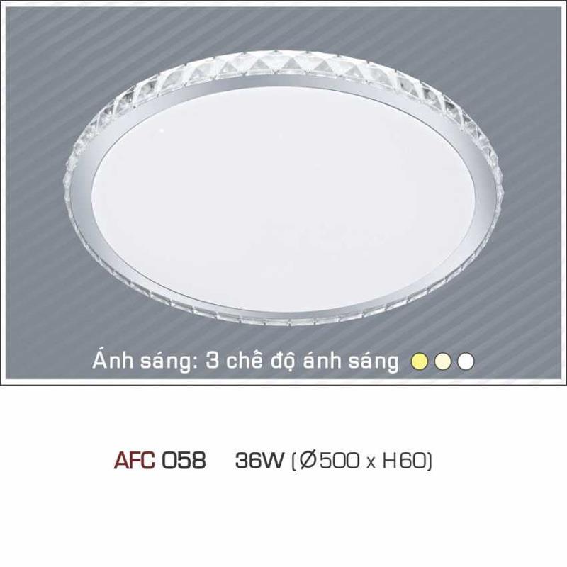 Đèn ốp trần nhựa cao cấp 3 chế độ ánh sáng Anfaco AFC 058 - 36W
