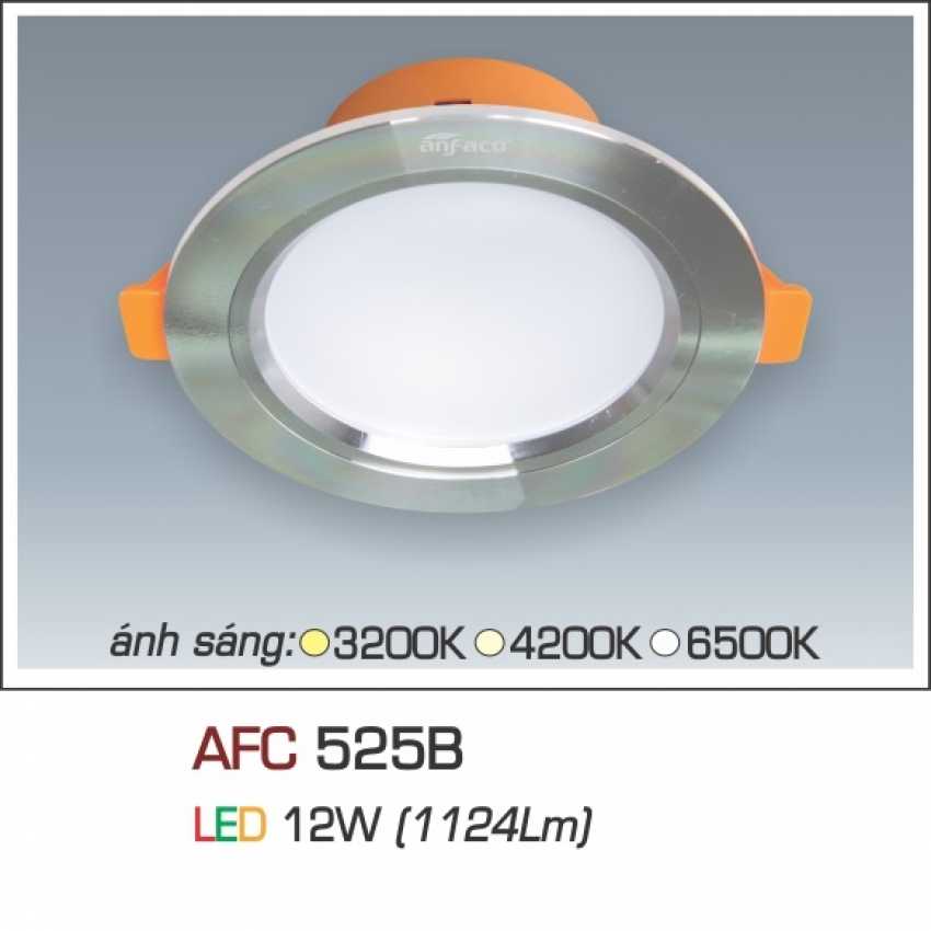 Đèn âm trần downlight Anfaco AFC 525B Led 12W