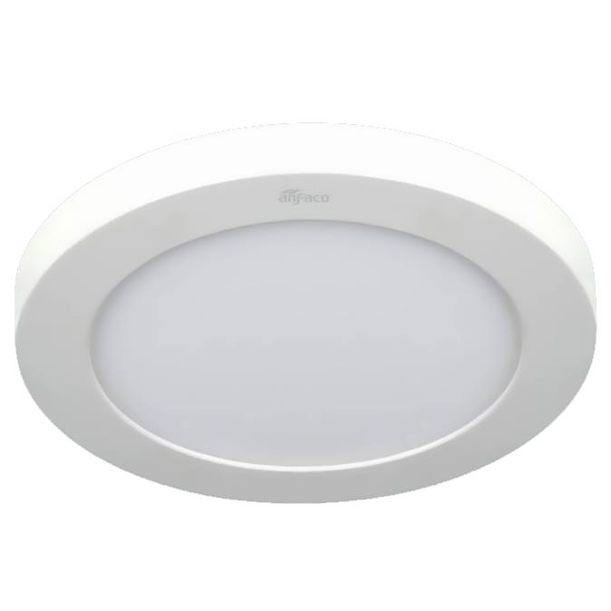 Đèn ốp trần cao cấp Anfaco AFC 555 LED tròn, vỏ trắng - 1C
