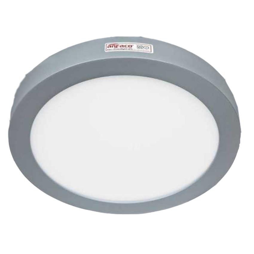 Đèn ốp trần cao cấp Anfaco AFC 555 Xám LED tròn - 1C