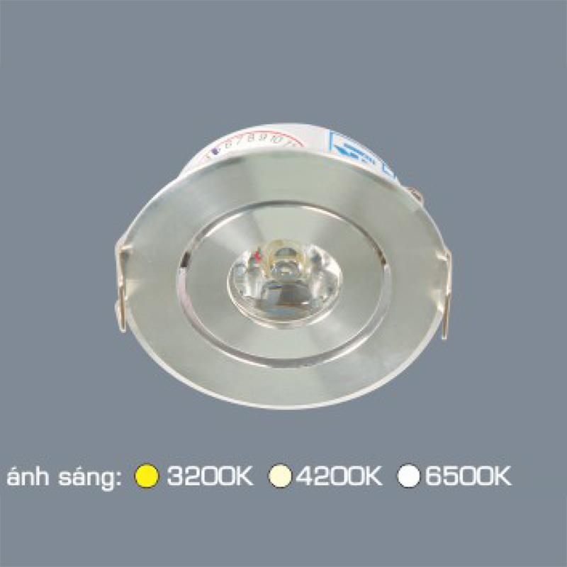 Đèn âm trần downlight Anfaco AFC 622 B Led 1W