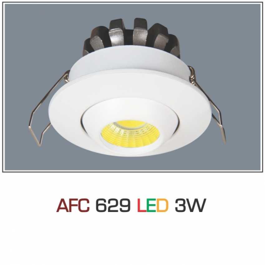 Đèn âm trần downlight Anfaco AFC 629 Led 3W