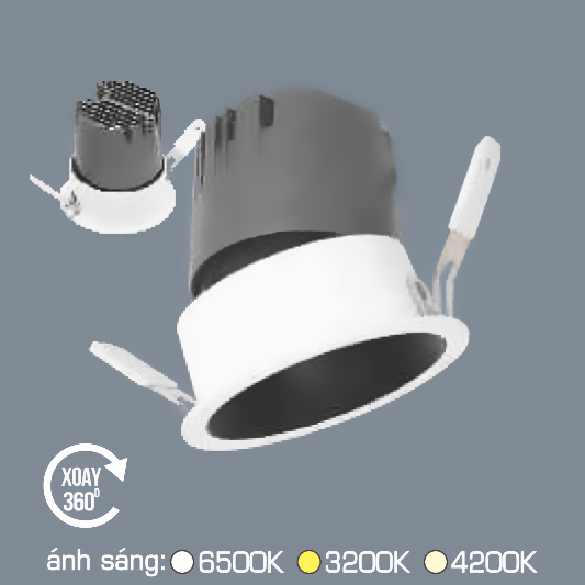 Đèn âm trần chiếu điểm AFC 670