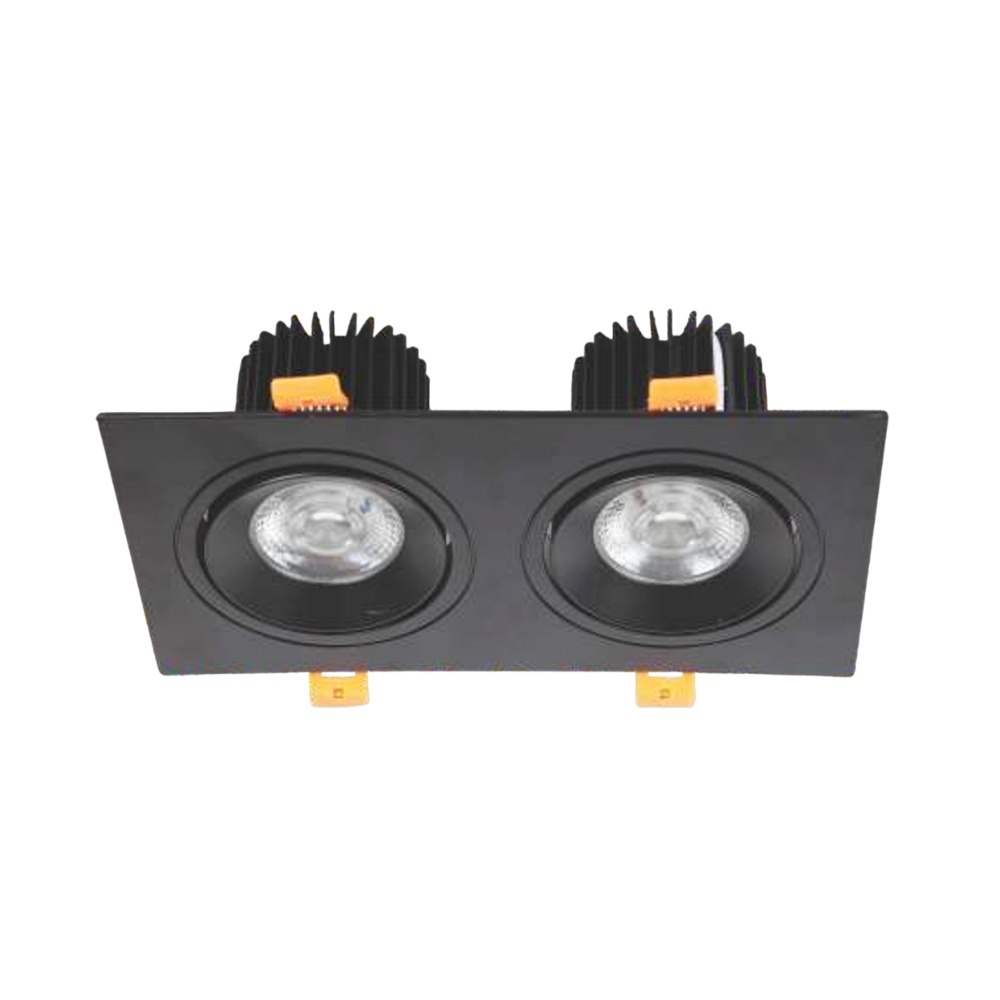 Đèn downlight âm trần đôi Anfaco AFC 767 D/2 12W