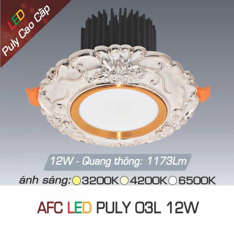 Đèn âm trần đồng Anfaco AFC PULY 02T Led 10W