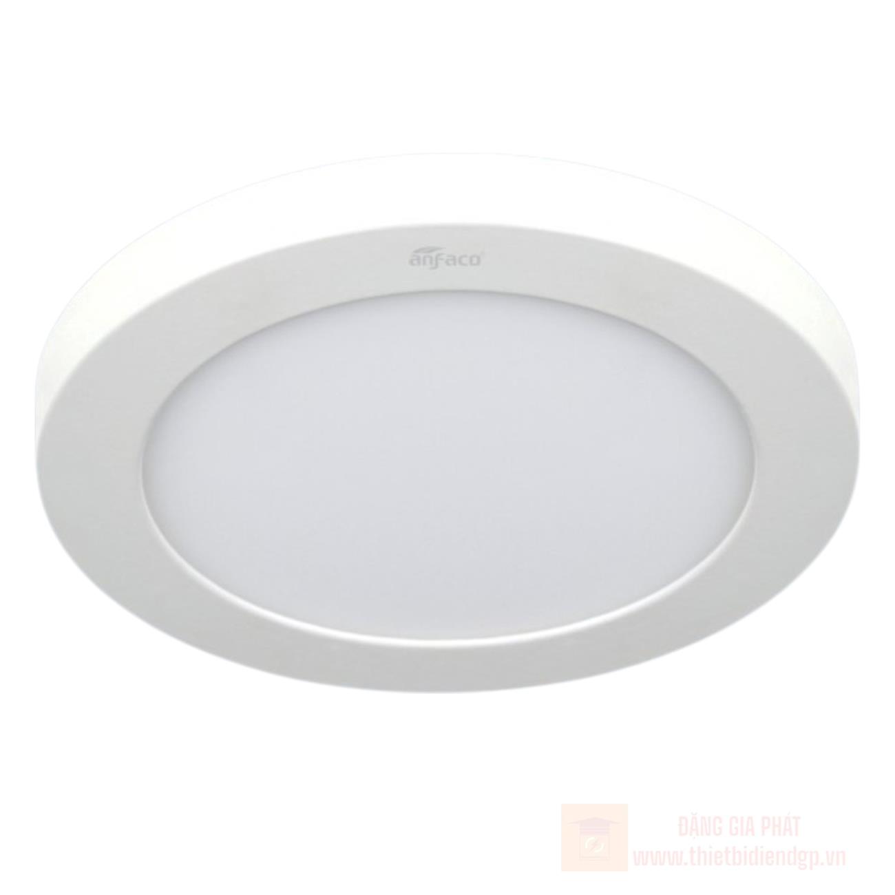 Đèn ốp trần cao cấp Anfaco AFC 555 LED tròn, vỏ trắng - 1C