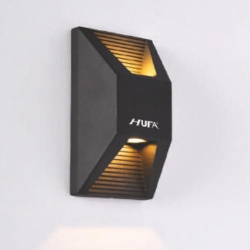 Đèn Led ngoài trời Hufa L90 x W60 x H160 AK 03 ĐEN 6W