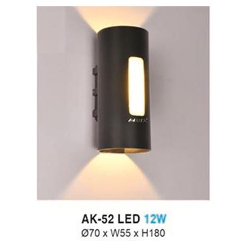 Đèn gắn tường Ø70*W55*H180 - 12W