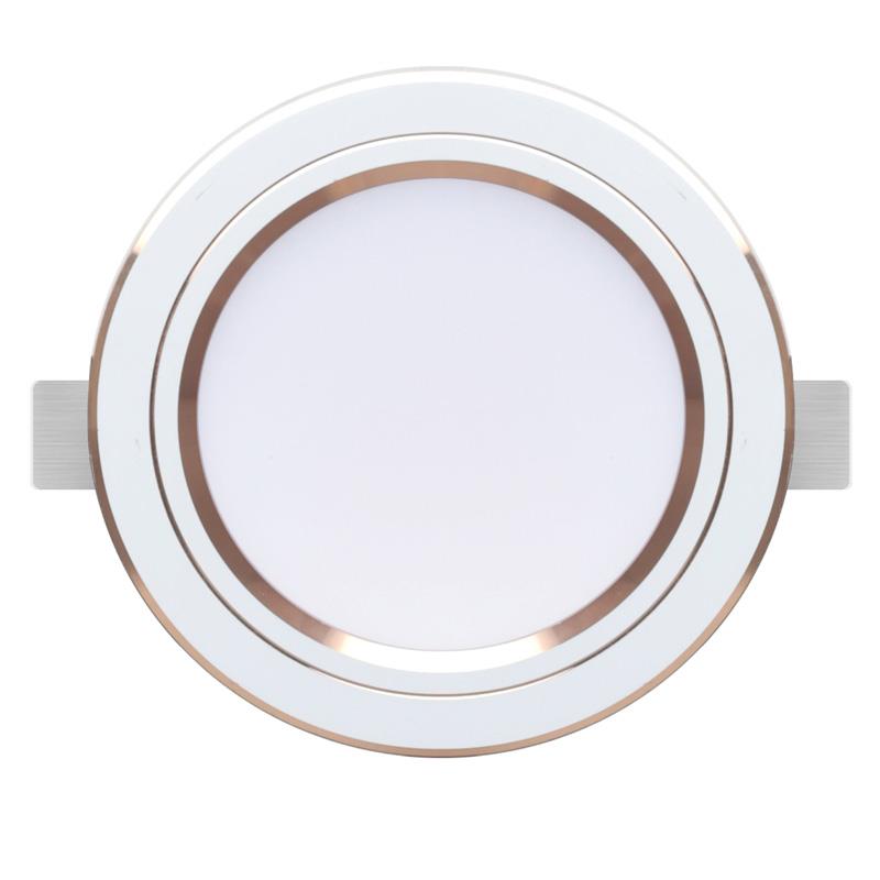 Đèn LED âm trần downlight Rạng Đông đổi màu viền bạc AT20 ĐM