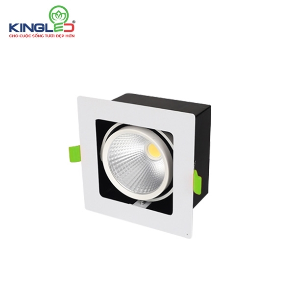 Đèn Led Hộp Âm Trần Rọi KingLed TOPAZ GL-1*10SS-V120 10W