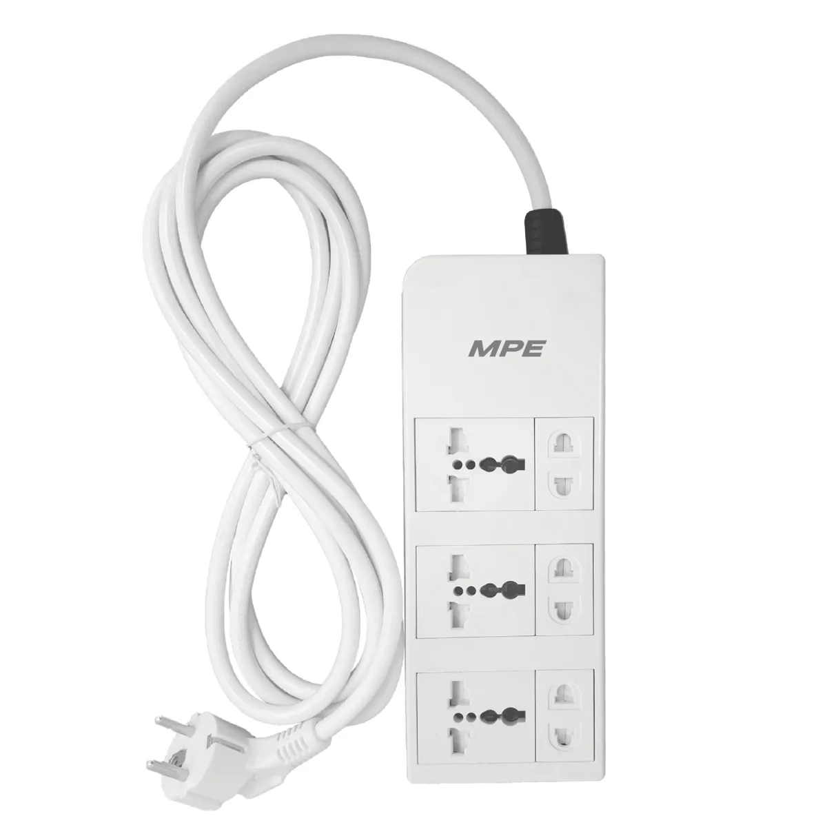 Ổ cắm di động MPE AM6S2 3 lỗ 2 chấu 3 lỗ đa năng dài 3m