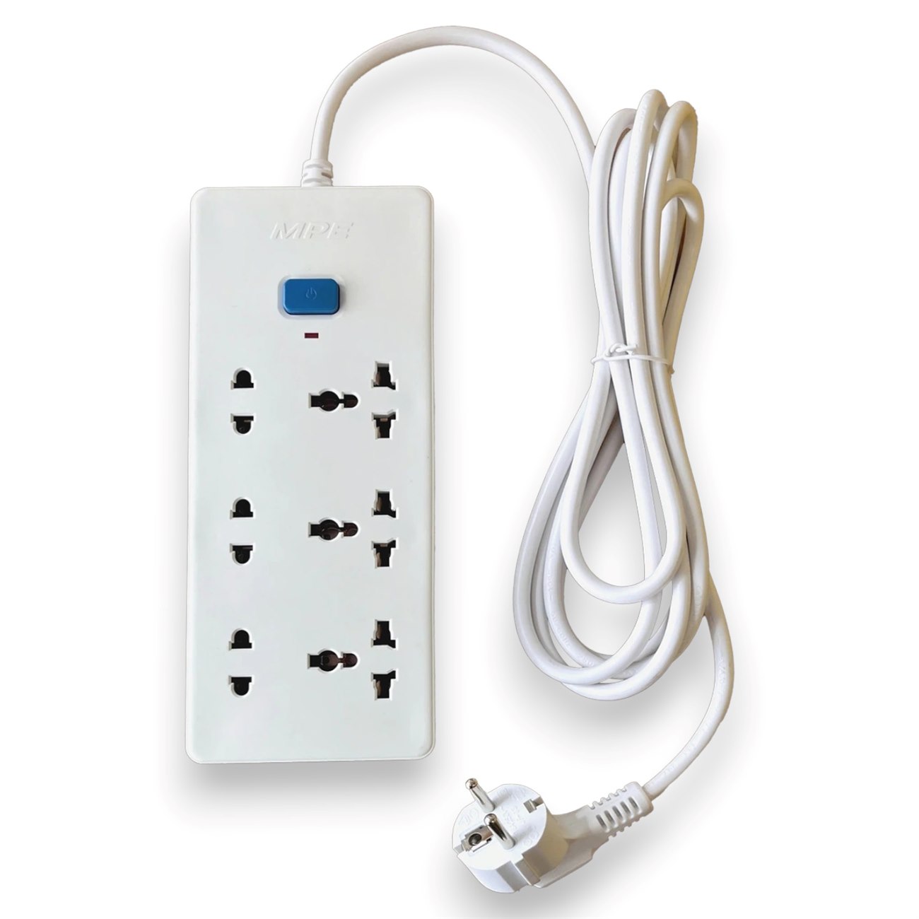 Ổ cắm di động MPE 3 ổ cắm đa năng 3 ổ cắm 2 chấu AM6S