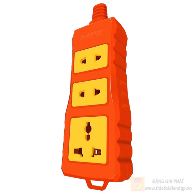 Ổ cắm di động siêu tải MPE 1 ổ cắm đa năng 2 ổ cắm 2 chấu AMHP-3S