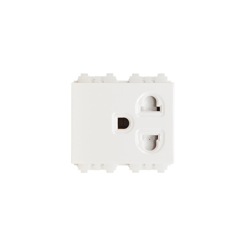 Ổ cắm đơn 3 chấu Sino SCUE có màn che 16A