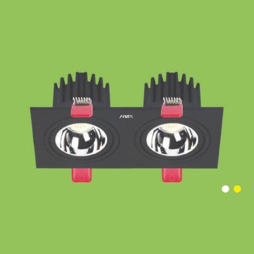 Đèn Led Downlight âm trần Ø175 x 92 x H59 AT-182 LED 10W x 2