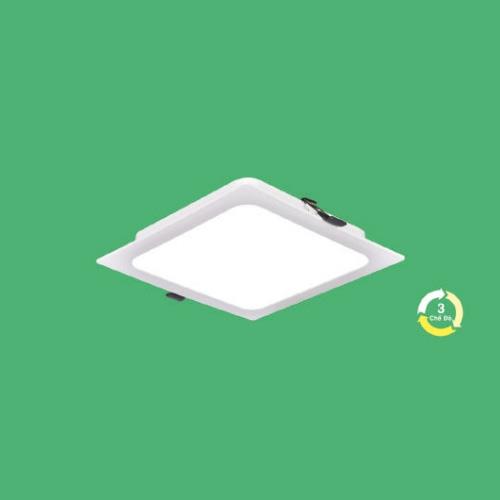 Đèn Downlight âm trần vuông 3 chế độ