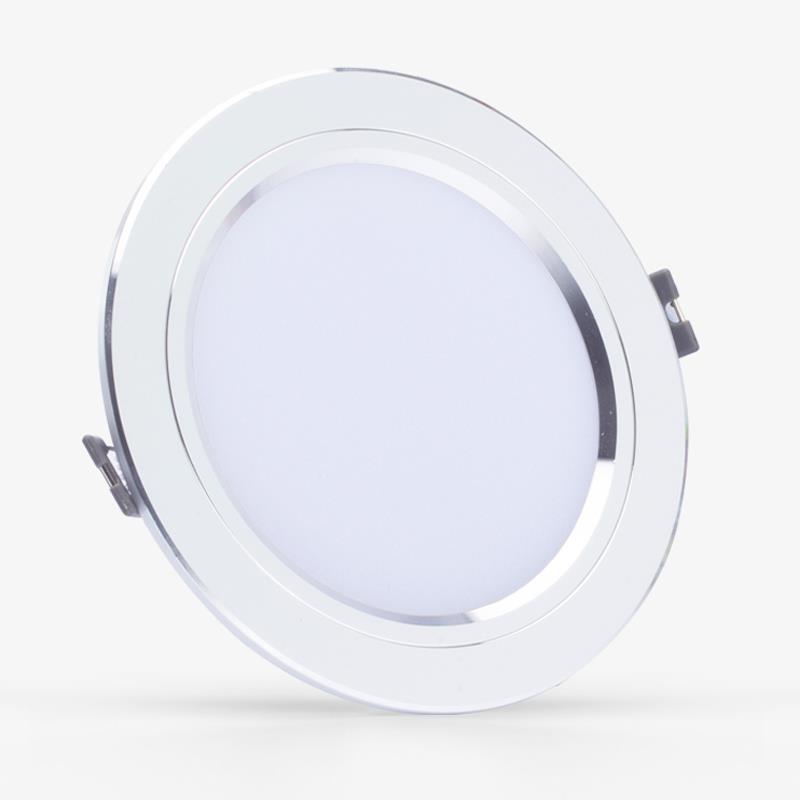 Đèn Led downlight âm trần Rạng Đông đổi màu viền Bạc AT10 ĐM