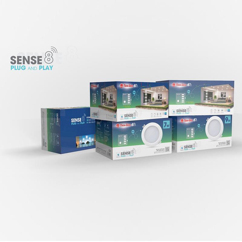 Bộ combo Downlight 9W sense 8