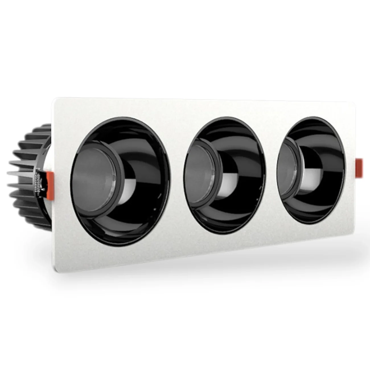 Đèn LED Downlight xoay góc Rạng Đông AT25 80x240/10Wx3.PLUS