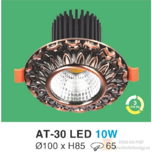 Đèn Downlight âm trần Ø100 x H85 AT-30 LED