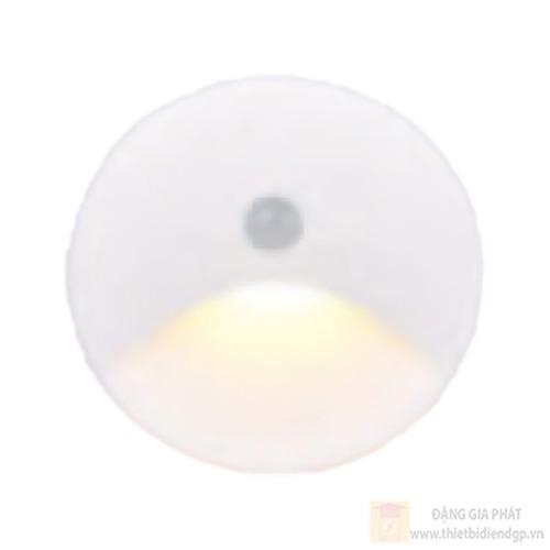 Đèn âm cầu thang tròn cao cấp COB 3W - IP65 - Ø86, khoét lỗ Ø60 - vỏ trắng