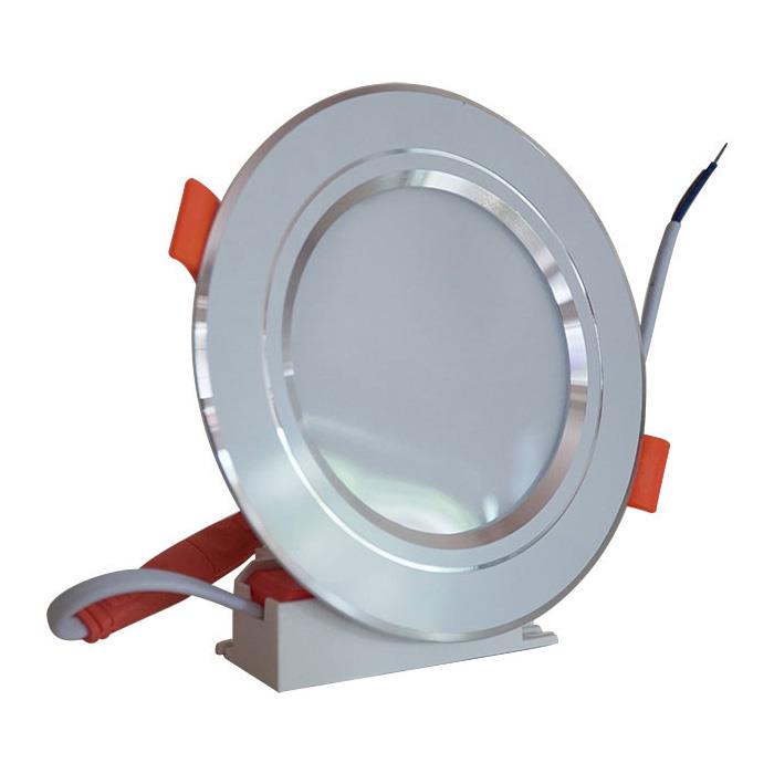 Đèn âm trần Luxury viền bạc 6W