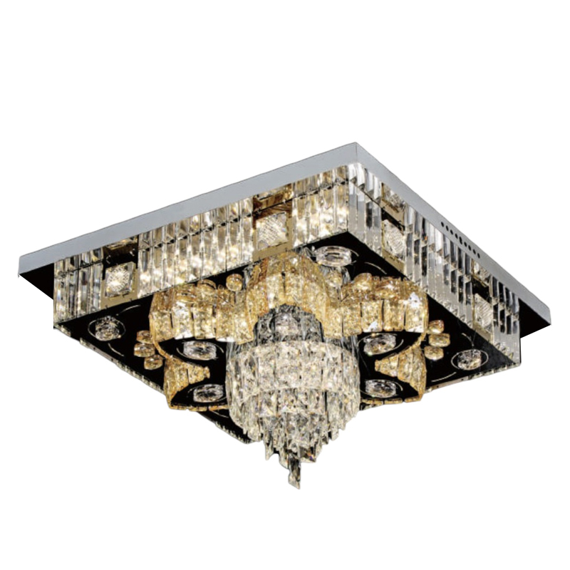 Đèn mâm pha lê Slister 600*600 - LED 160W - 3 CĐ