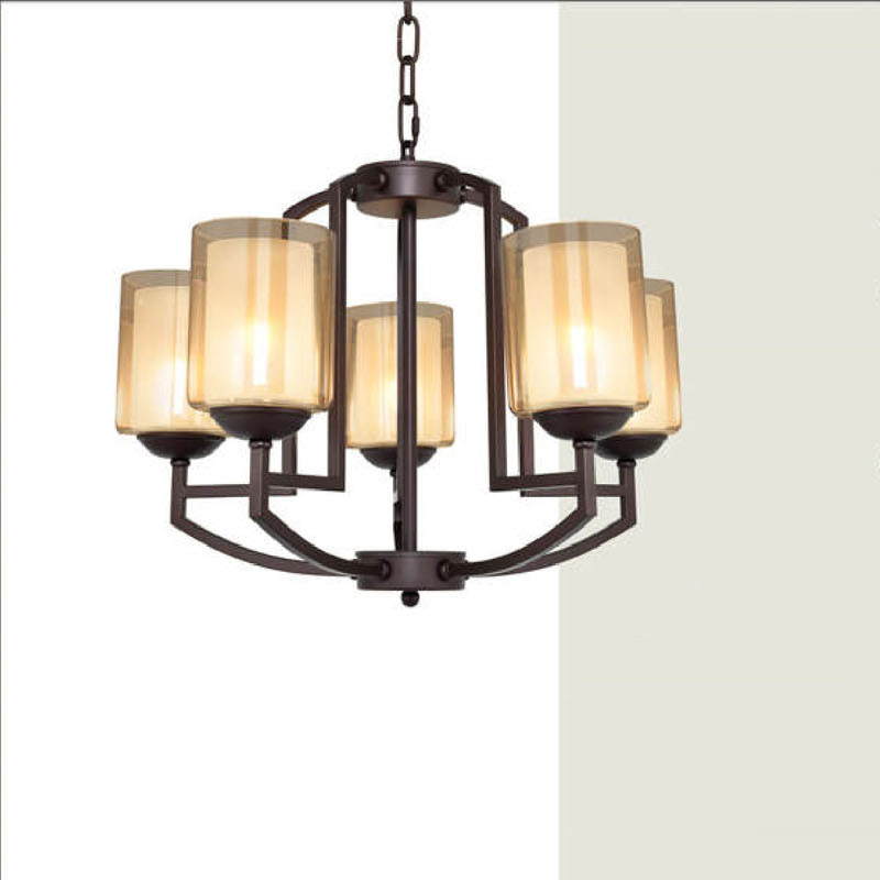 Đèn chùm thủy tinh Andora Ø550 x H420 + 500 E27 x 5