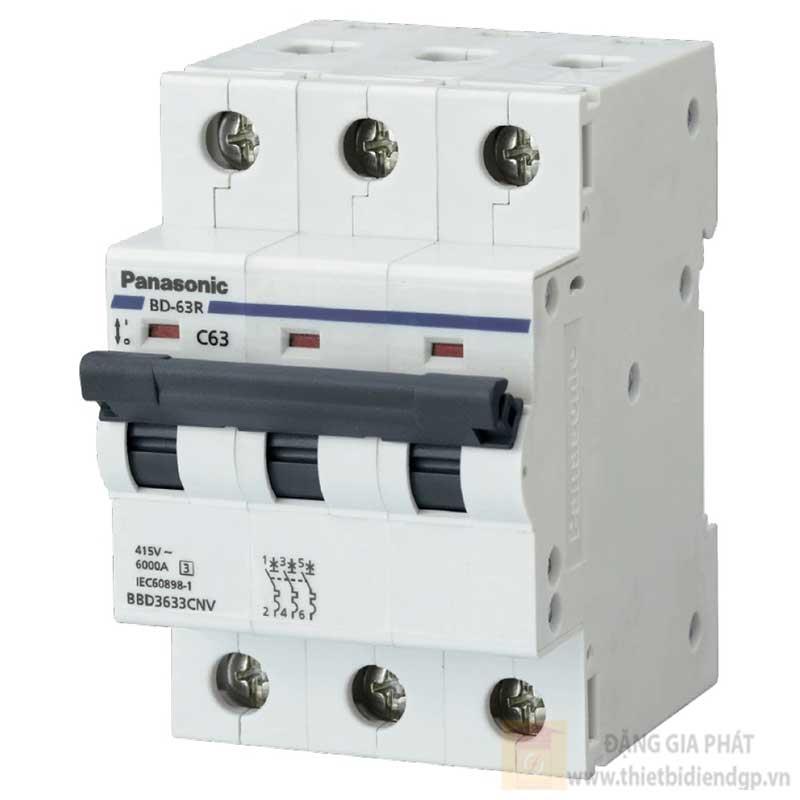 Thiết bị đóng cắt MCB 3P C Curve 415VAC - 06kA