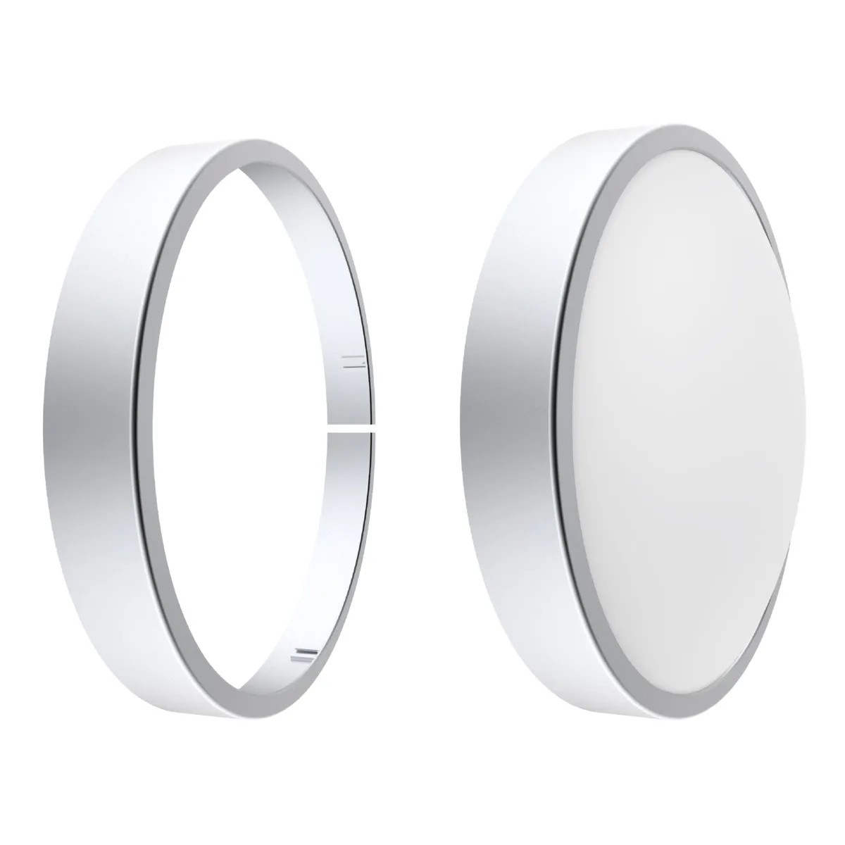 Viền đèn LED ốp trần MPE màu xám bạc 20W-30W