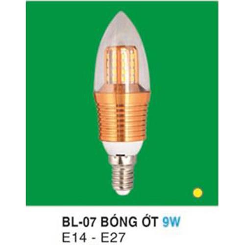 Bóng ớt thủy tinh 9W - E14-E27