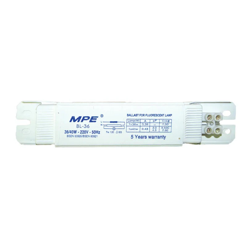 Phụ kiện chiếu sáng MPE Chấn lưu