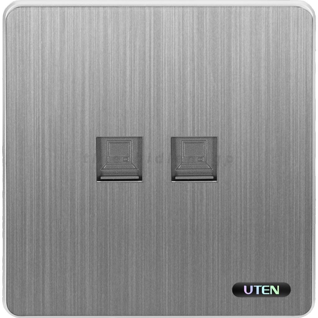Bộ ổ cắm đôi mạng S300 UTEN