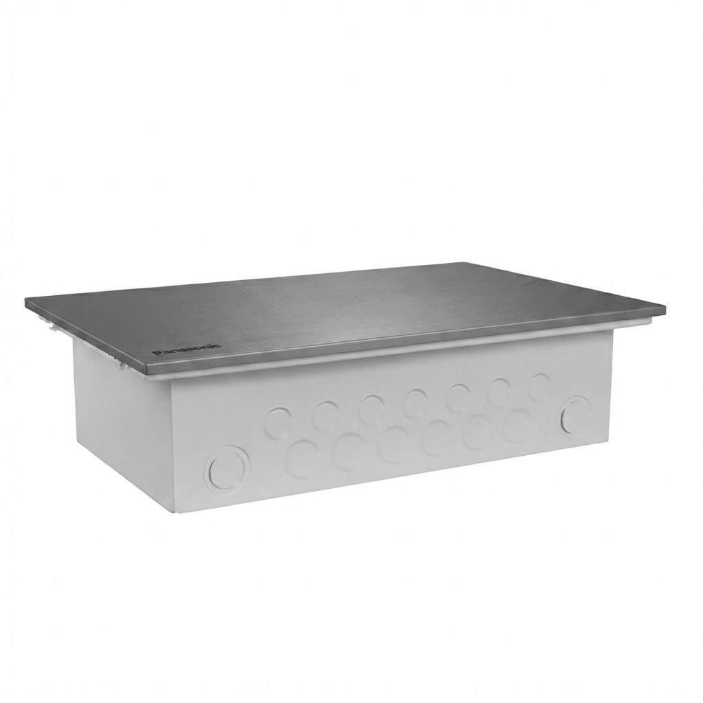 Tủ điện Panasonic BQDF08MH31AV 8-24 Module âm tường Moderva màu xám ánh kim