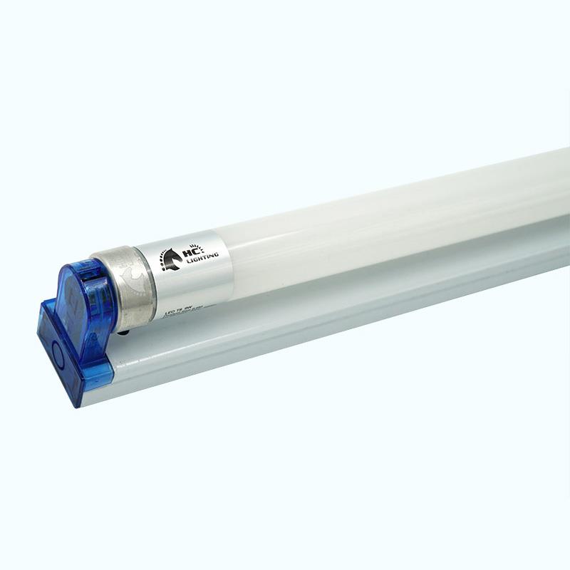 Bộ đèn Tuýp LED T8 thủy tinh đầu nhôm