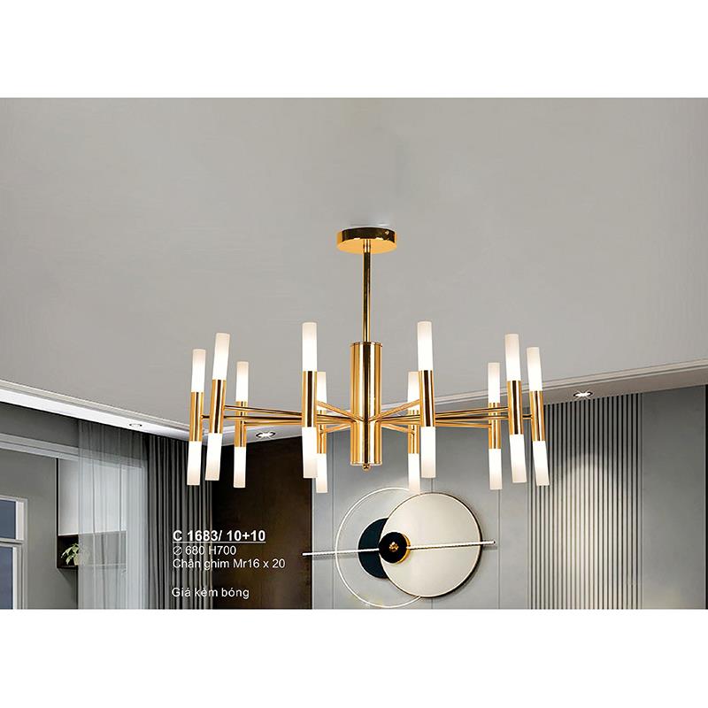 Đèn chùm trang trí Sano Ø680*H700 - Chân ghim MR16*20 (kèm bóng)