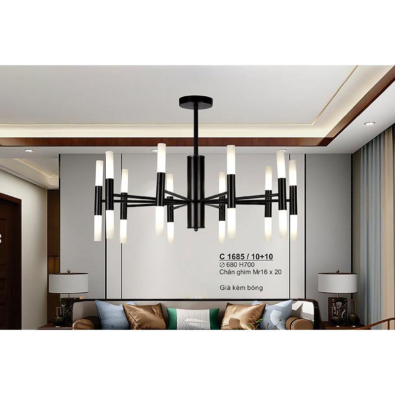 Đèn chùm trang trí Sano Ø680*H700 - Chân ghim MR16*20 (kèm bóng)