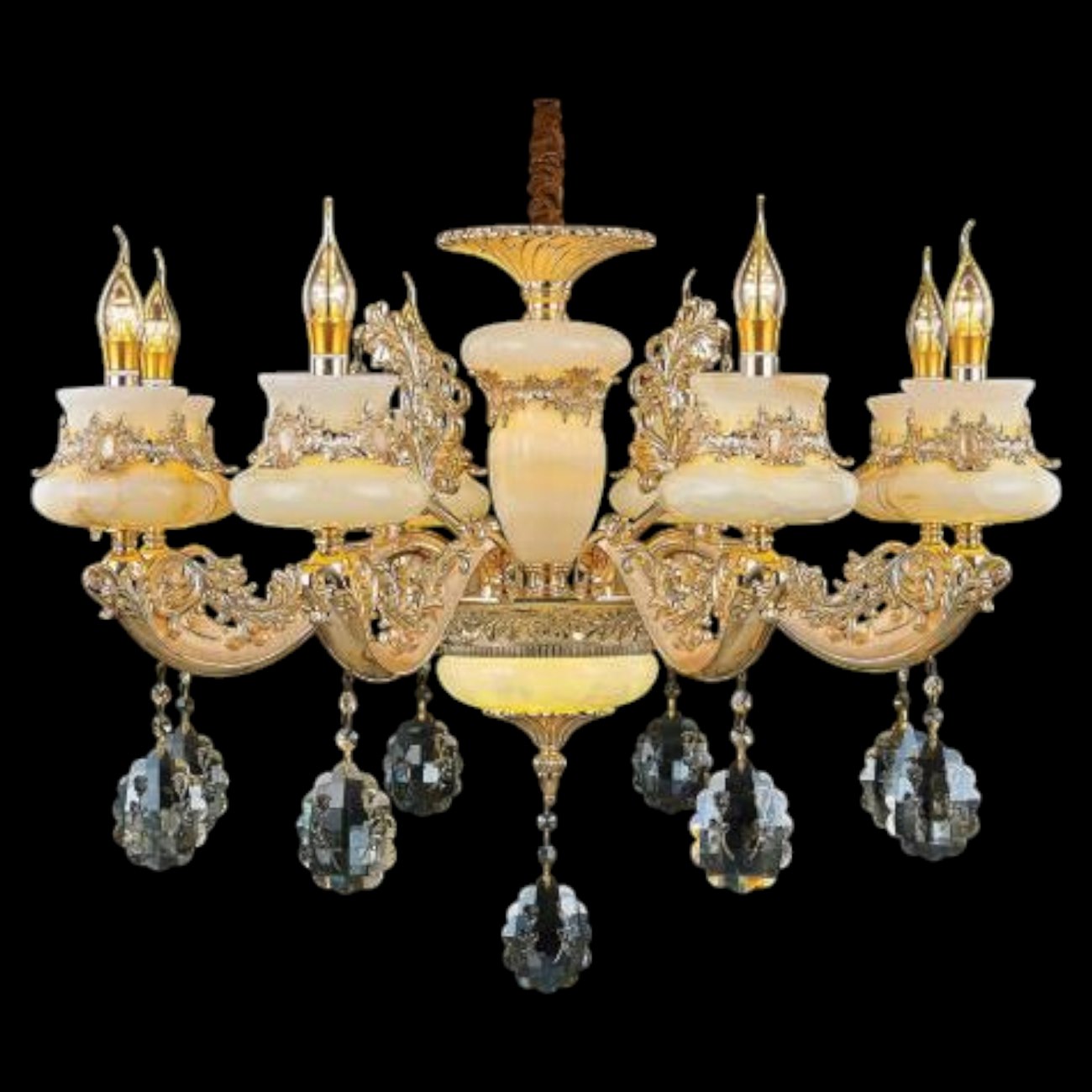 Đèn chùm nến euroto Ø800 x H550