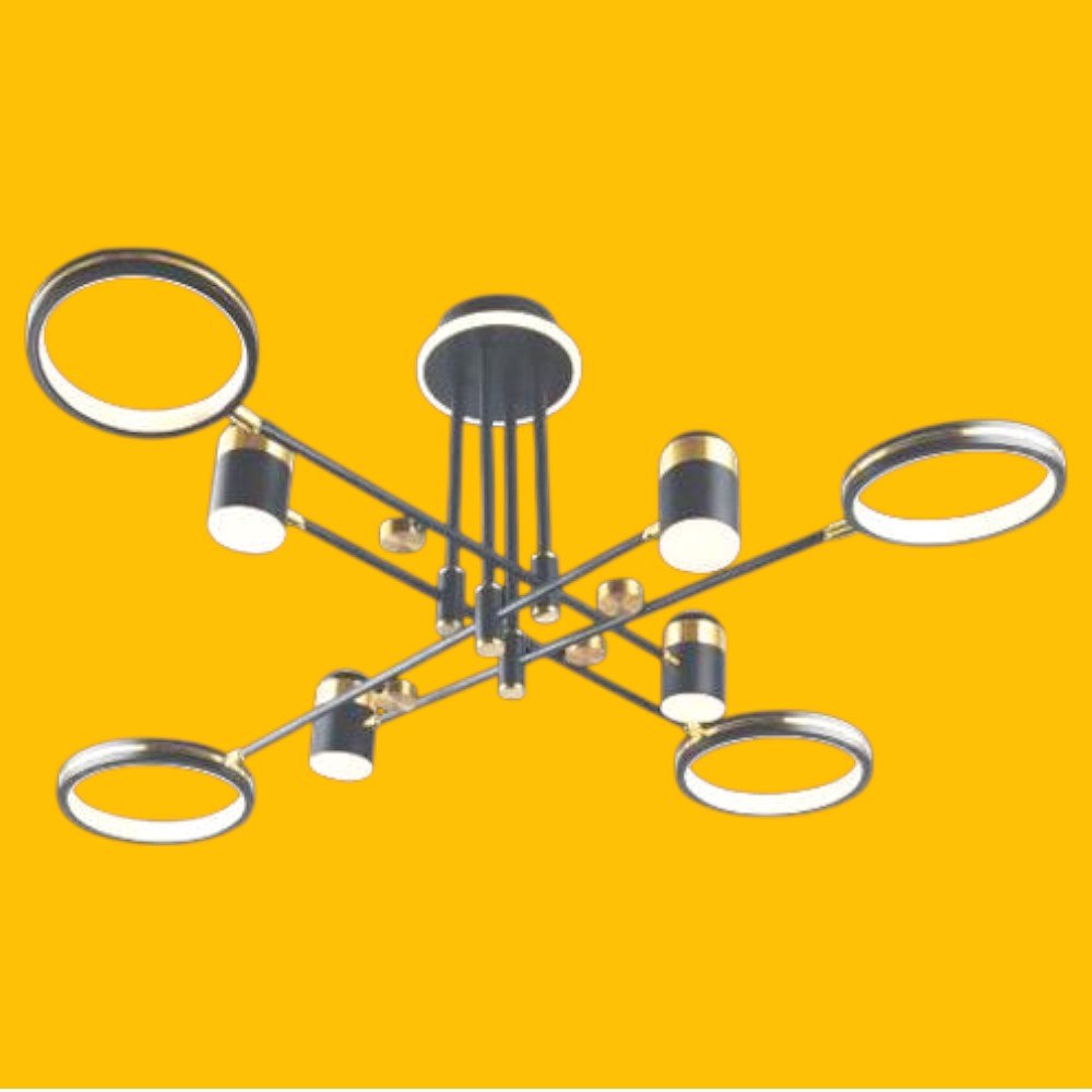 Đèn treo trang trí Ø1250*H300 - 70W*2, Ánh sáng 3 màu