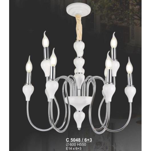 Đèn chùm nến Sano Ø600*H550, E14*L9