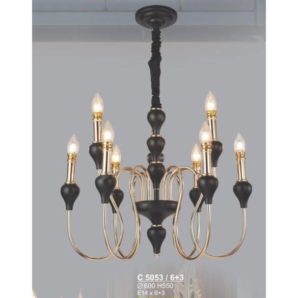 Đèn chùm nến Sano Ø600*H550, E14*L9