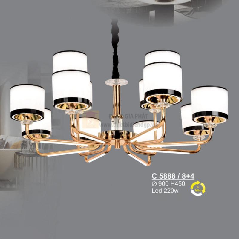 Đèn chùm Led Sano 220W - Ø900*H500 - 3 màu ánh sáng